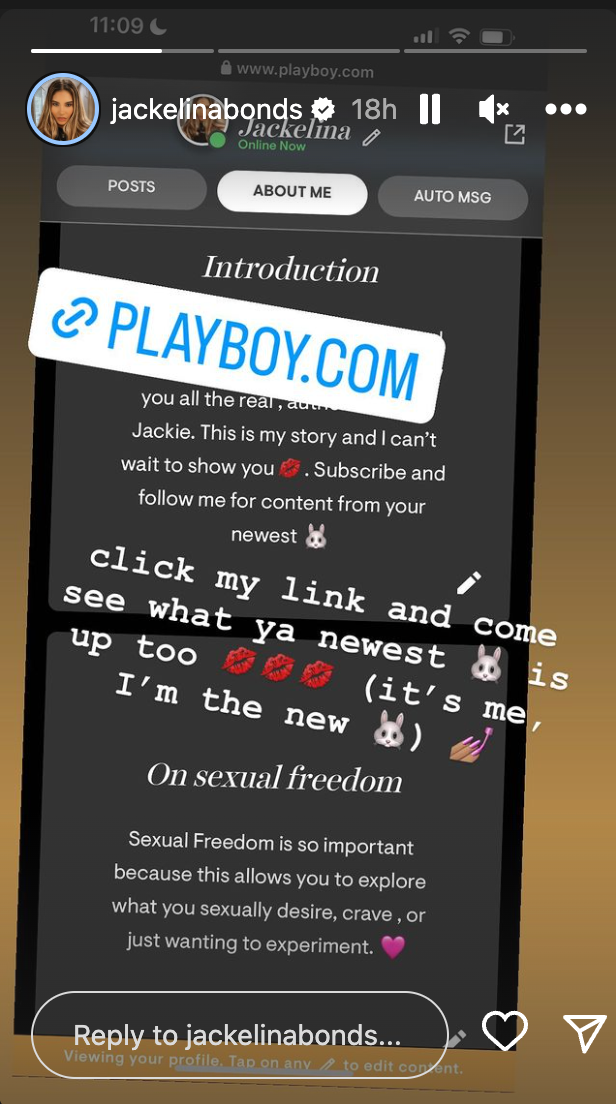 'Love Is Blind' Star Jackie Bonds Announces She's the Newest Playboy(01)